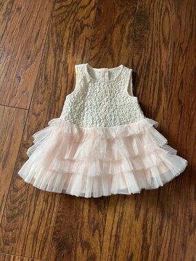 Stretchy sparkle 4 tier dress